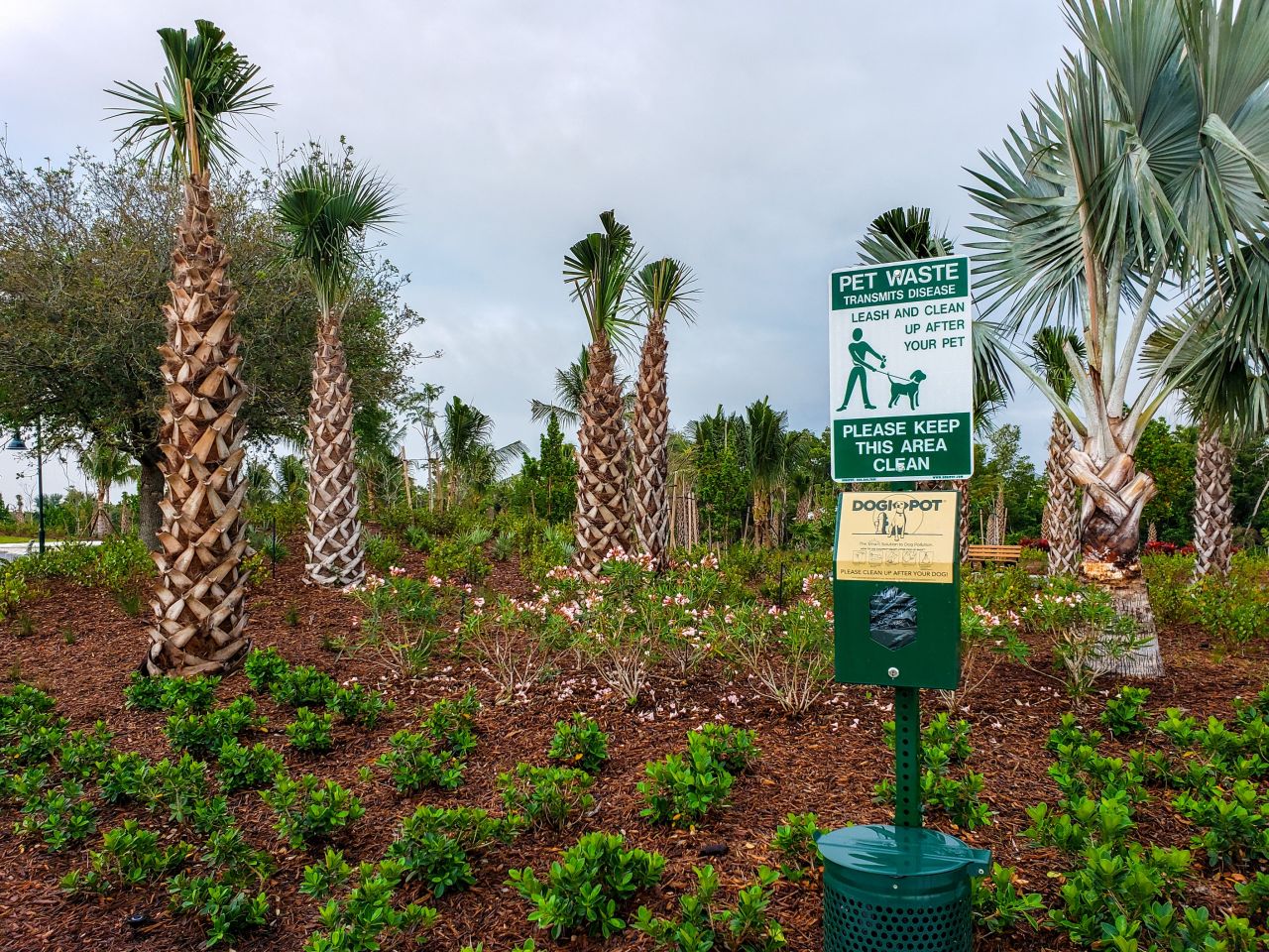 Dog walk, Baker Park, Naples Florda, 